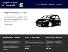 Tablet Screenshot of compradeautosusados.com.ar